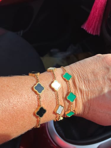 Customer photo review of Celine Clover Bracelet