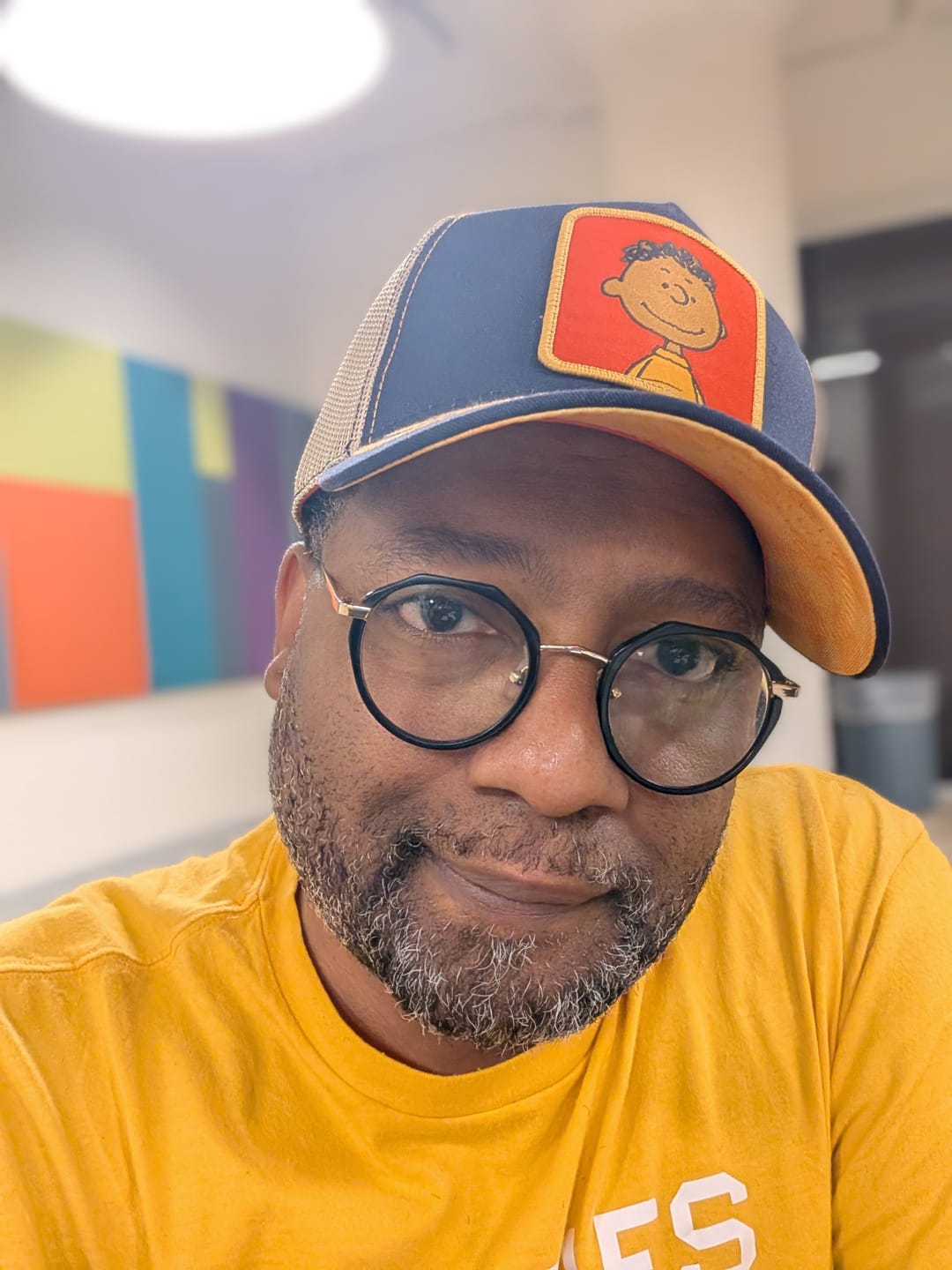 Customer photo review of OVERLORD X Peanuts: Franklin Trucker Cap