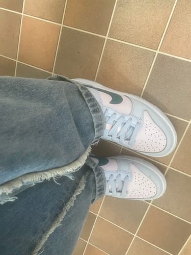 Customer photo review of Nike Dunk Low Mineral Teal (GS)