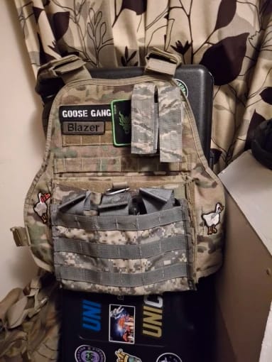 Customer photo review of Velcro for Dog Harness: Personalized Name Patch