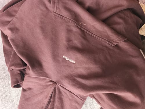 Customer photo review of CONJUNTO POLERÓN OVERSIZE & PANTALÓN RECTO - CHOCOLATE