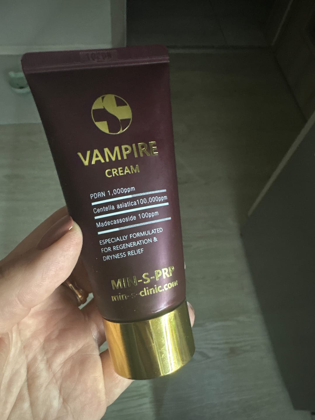 Customer photo review of PDRN Хидратиращ крем за клетъчна регенерация VAMPIRE Cream Poul La Peau