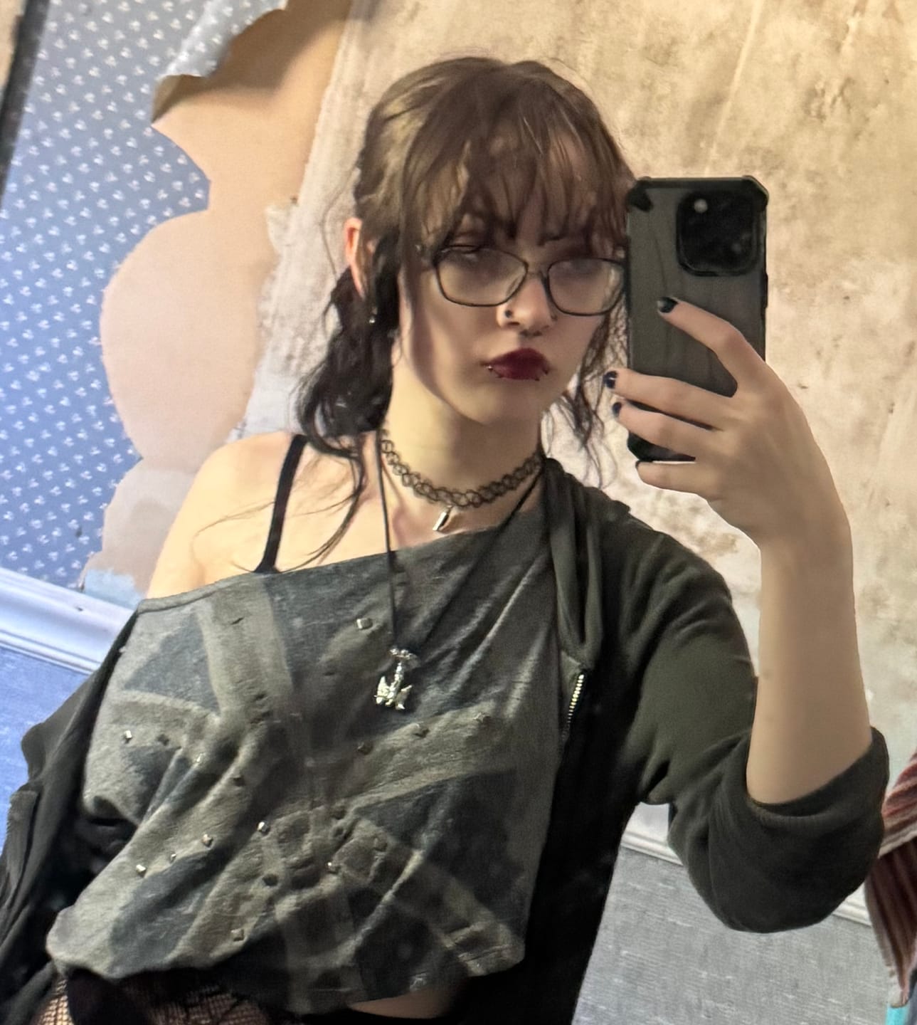Customer photo review of FALLEN ANGEL PENDANT