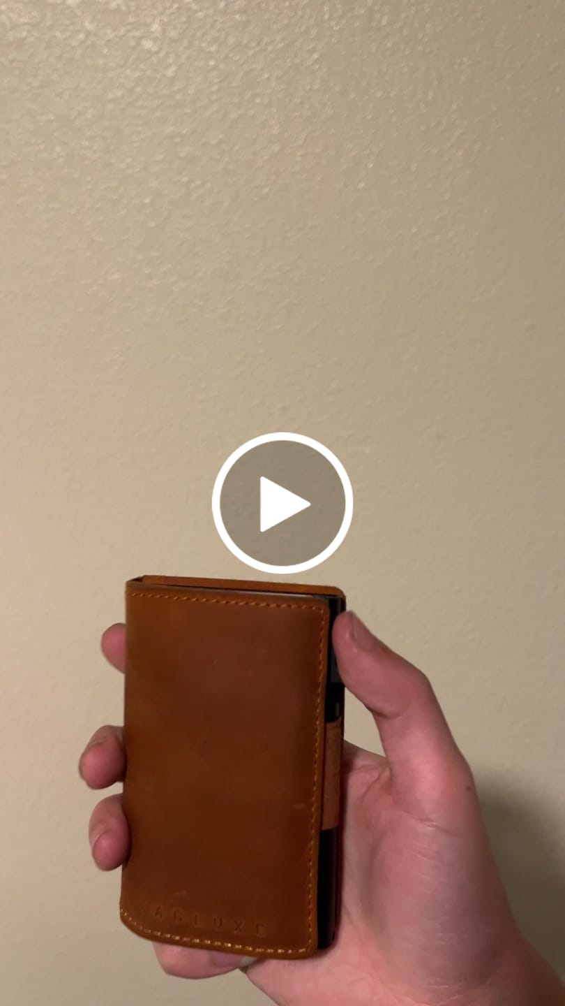 Customer video review of Slim AirTag Wallet VN100 Elite