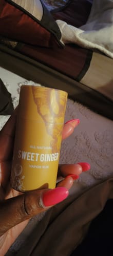 Customer photo review of Sweet Ginger Vapor Rub