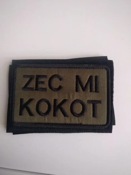 Customer photo review of Velcro for Dog Harness: Personalized Name Patch