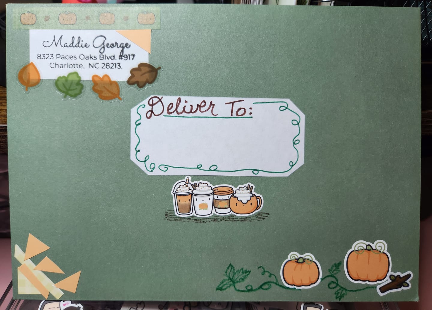 Customer photo review of Pumpkin Spice Variety Sticker Pack