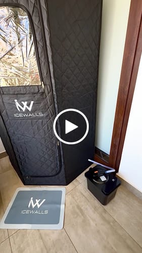 Customer video review of Sauna Portátil 2.0 + Tina de hielo PRO + Air Walls GRATIS
