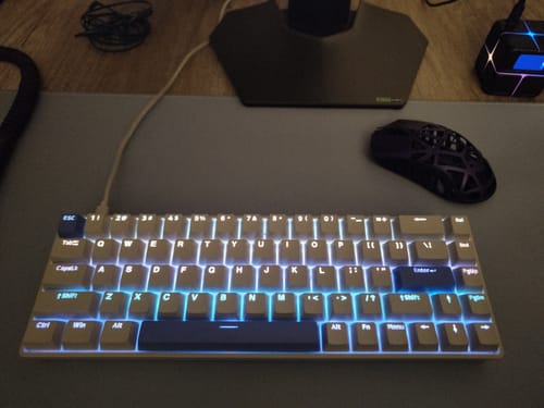 Customer photo review of DrunkDeer G65 - Wired Actuation Distance Adjustable HE Magnetic Switch Gaming Keyboard