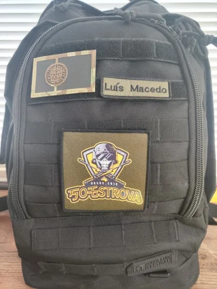 Customer photo review of Velcro for Dog Harness: Personalized Name Patch