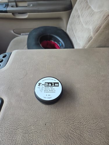 Customer photo review of F-Balm - Premium Anti-aging Tallow Balm - 2 oz.