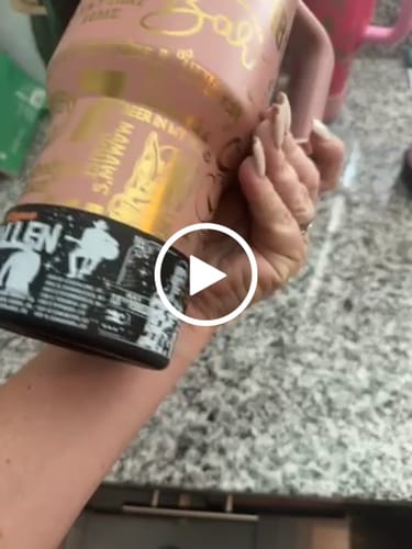 Customer video review of I’m The Problem Tumbler Boot -fits 40oz New!