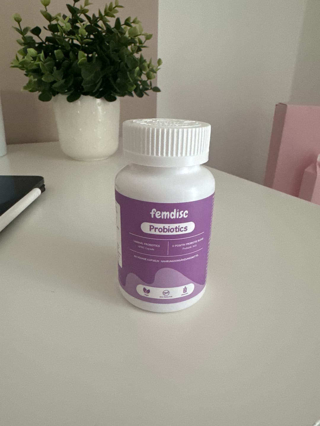 Customer photo review of femdisc vaginal Probiotics