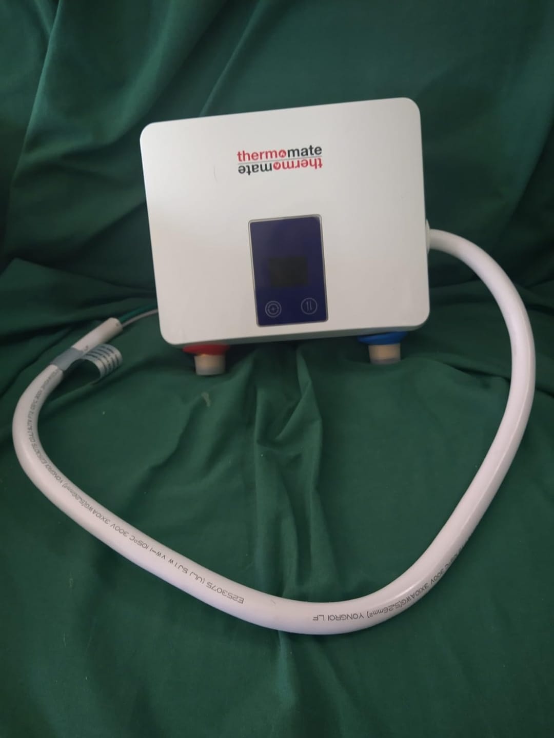 Customer photo review of Tankless Electric On Demand Hot Water Heater - 120V | 3.5kW