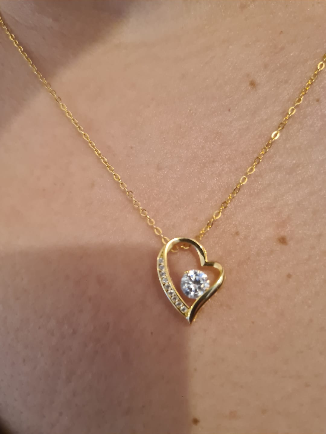 Customer photo review of מתנה לאישה - שרשרת לאישה עם ברכה והקדשה מרגשת