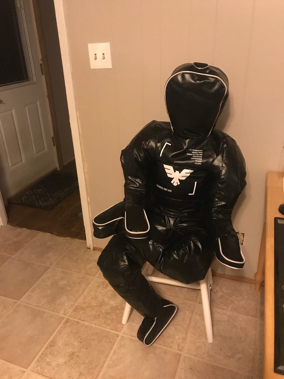 Customer photo review of Adults Essential BJJ Grappling Dummy – 5'7" (170 cm), Unfilled