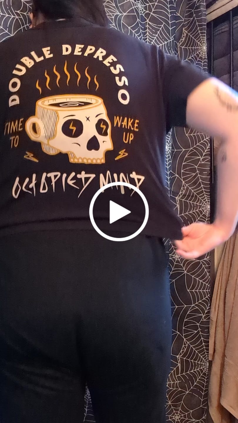 Customer video review of Embrace the Existential Dread Crewneck