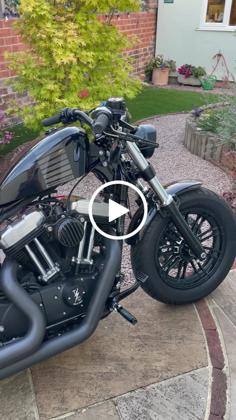 Customer video review of Classic Metal Pressed Motorcycle Number Plate - 9 x 7 Inches