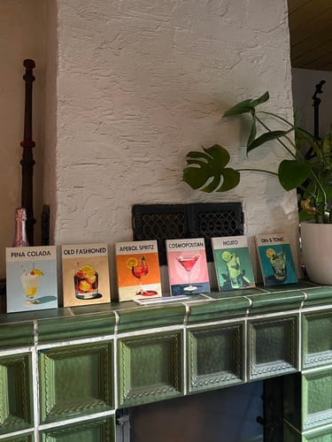 Customer photo review of Malen nach Zahlen - 6 Mini-Gemälde | Cocktail Deluxe-Sett