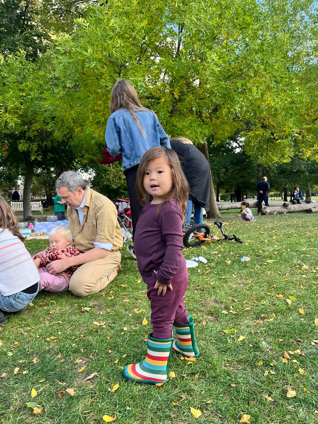 Customer photo review of Rainbow Classic Natural Rubber Rain Boots