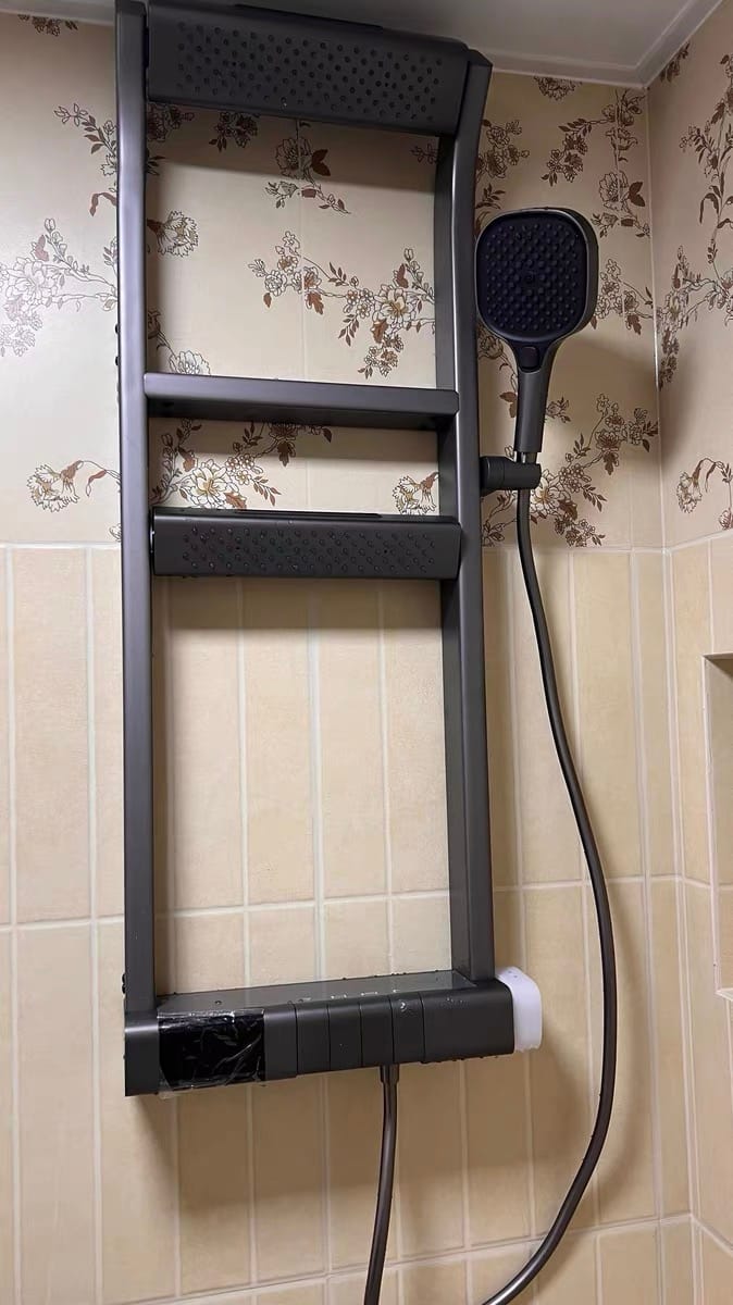 Customer photo review of New Arrival Luxury Bathroom Shower Set – Modern Style Shower System with Premium Features