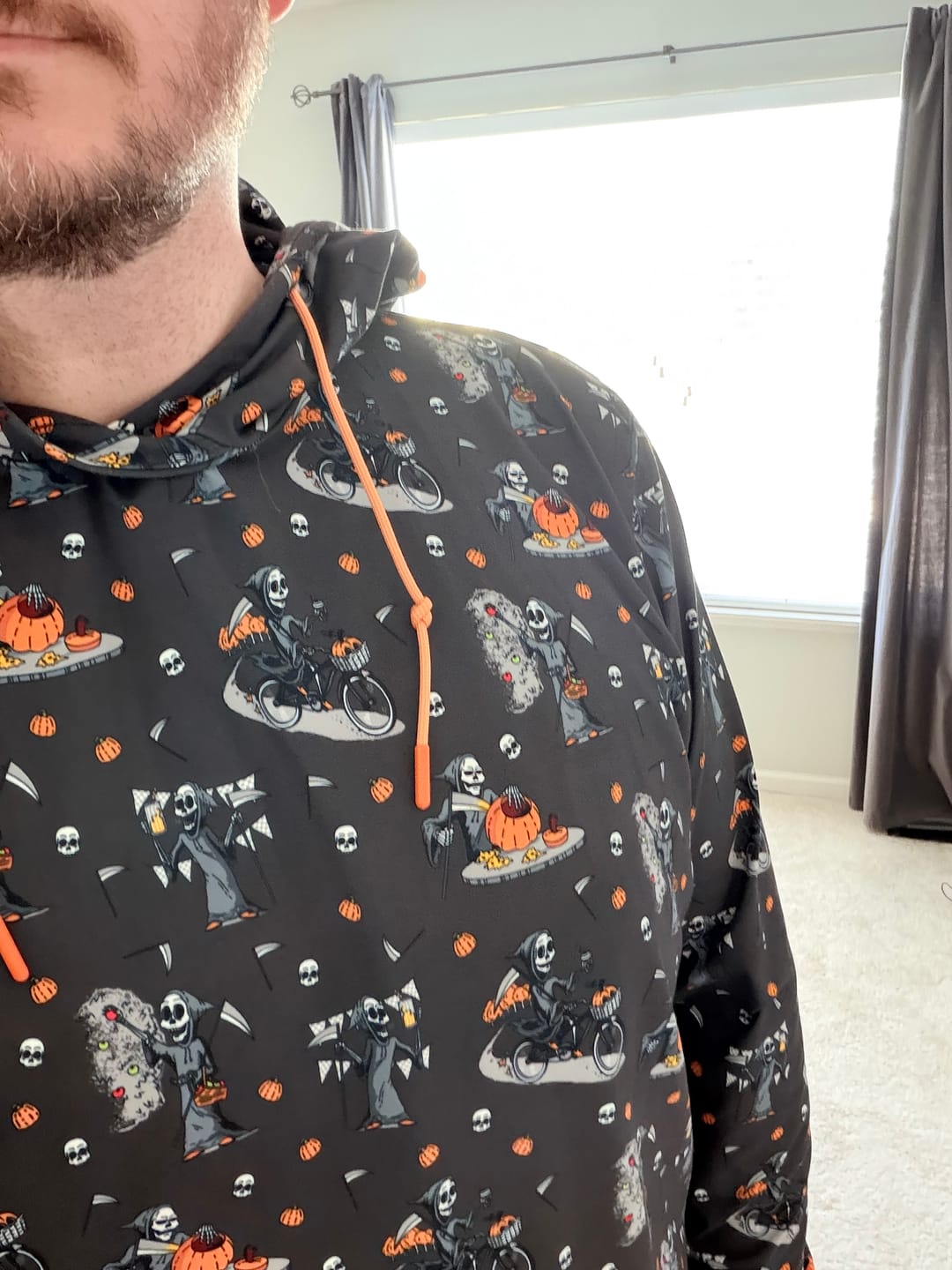 Customer photo review of Reaper's Delight – Performance Hoodie