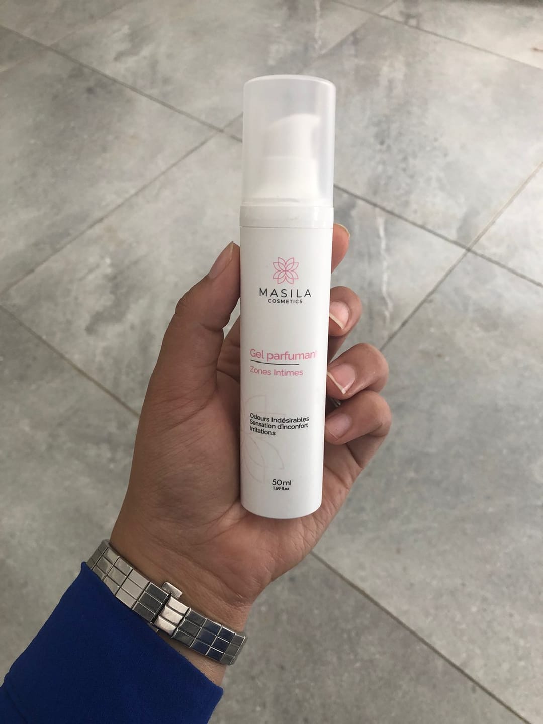 Customer photo review of Gel Soin Parfumant, Musc Tahara – PH neutre & Odeurs Neutralisées