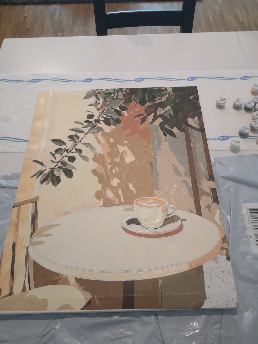 Customer photo review of Malen nach Zahlen - Morgenkaffee