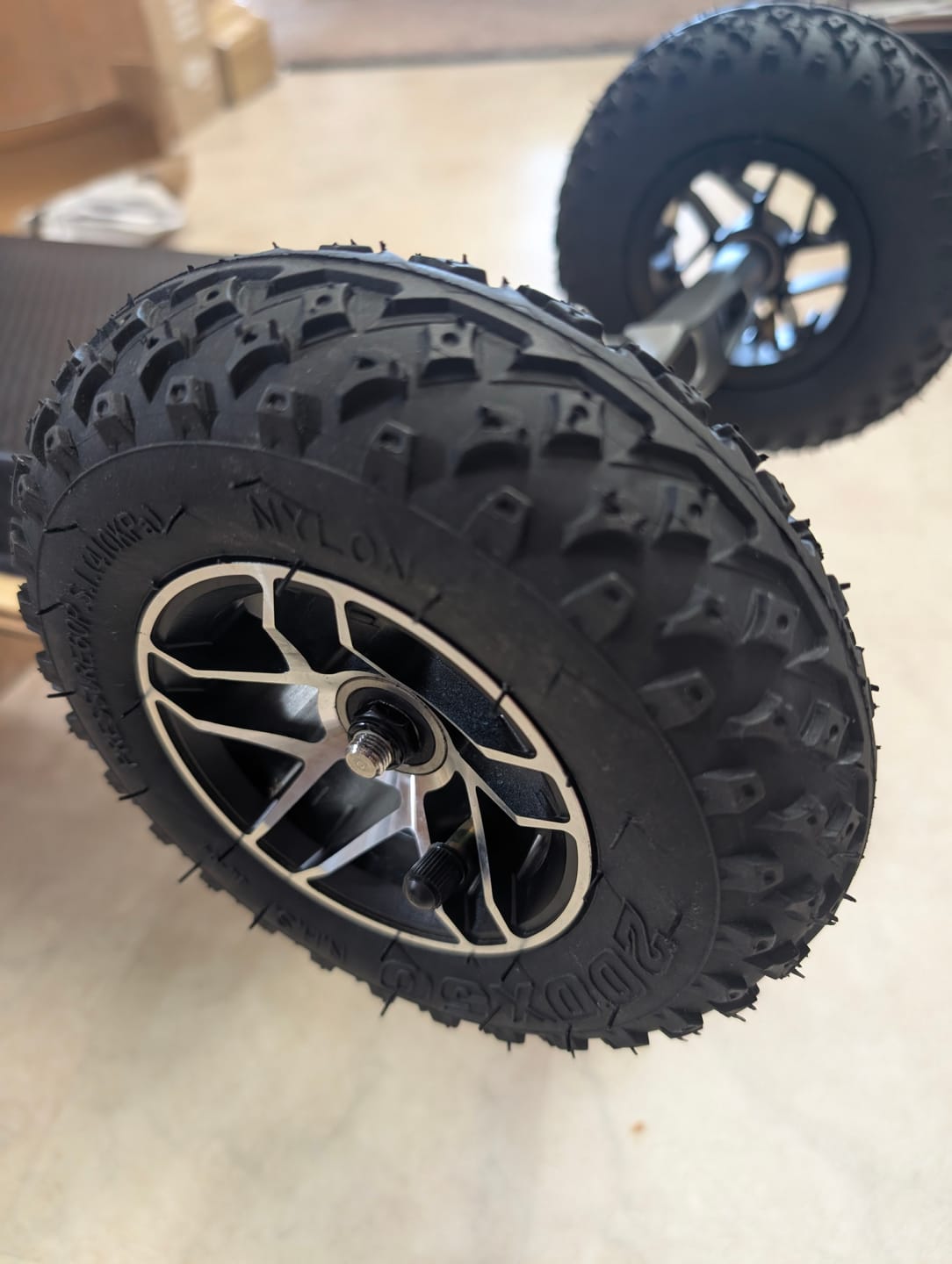 Customer photo review of Acedeck® All Terrain 200mm Wheel Tire