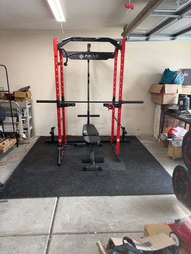 Customer photo review of F4 Power Rack with Lat Pull Down System
