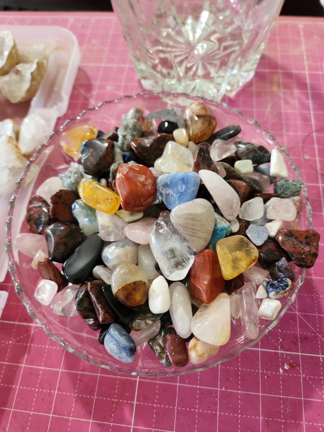 Customer photo review of Gallon Tumbled Stone Bucket