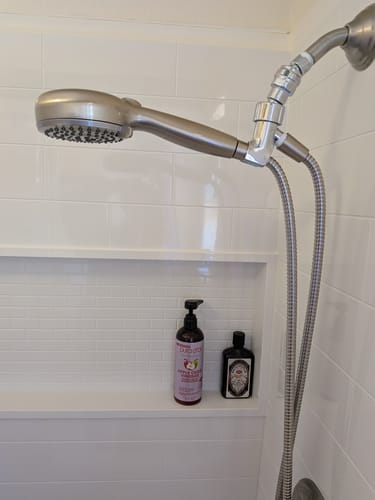 Customer photo review of Shower Head Swivel Adapter