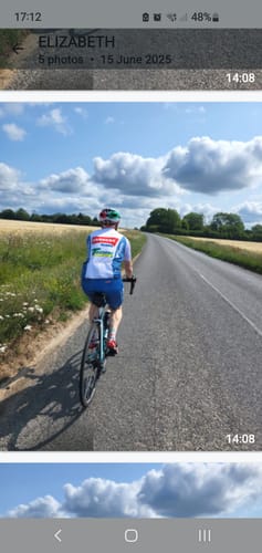 Customer photo review of uci Campagnolo  Bianchi Bib Cycling Shorts