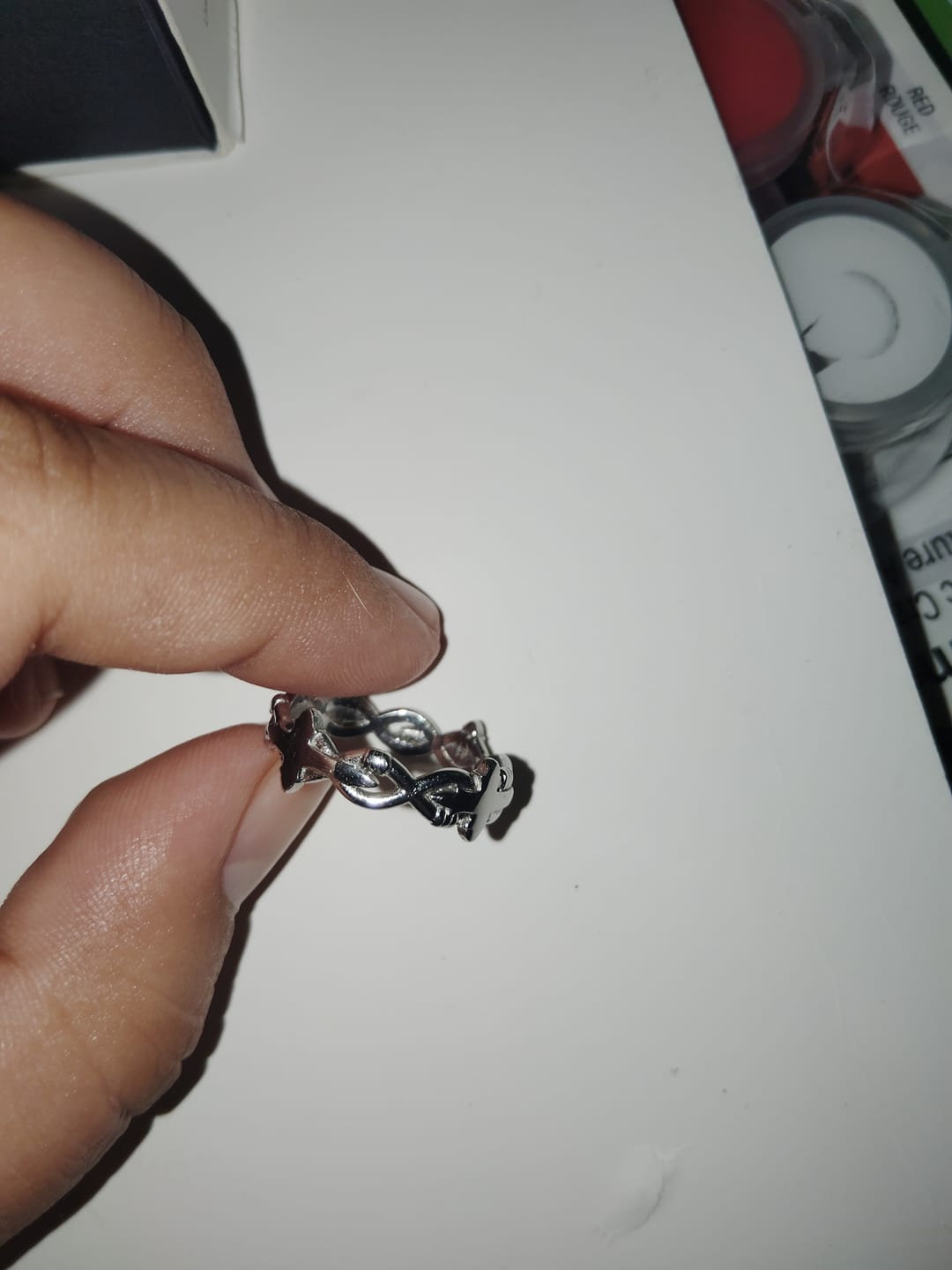 Customer photo review of BARBED WIRE RING