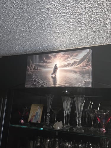 Customer photo review of Walking on Water - Faith Wall Art II