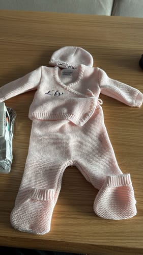 Customer photo review of Ensemble en maille Personnalisé