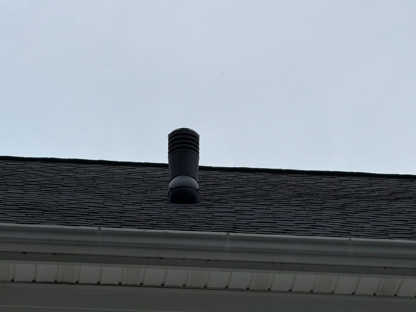 Customer photo review of Kitchen, Bathroom and Dryer Roof Exhaust Vent - Ivent ECO – Shingle Installation