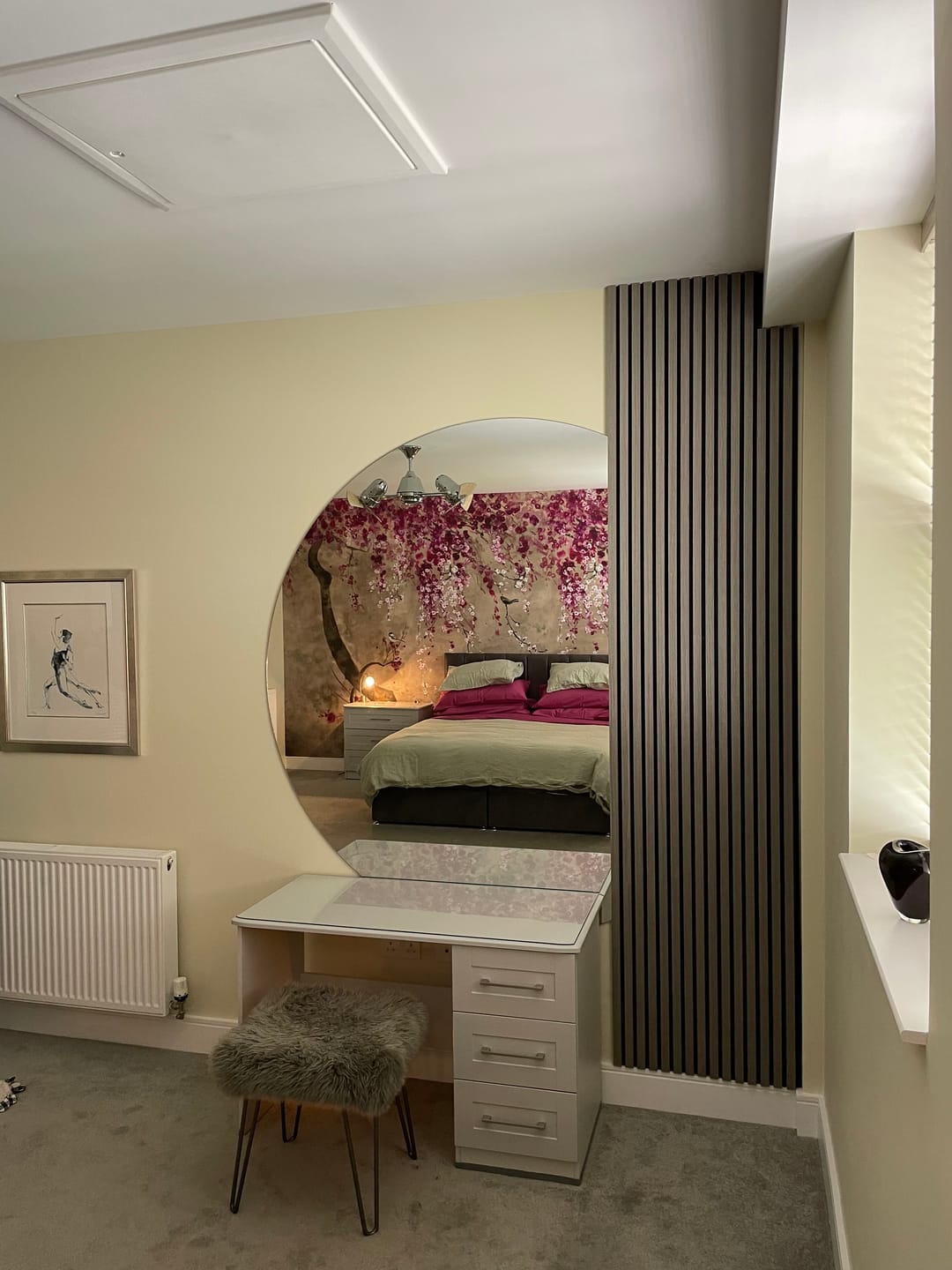 Customer photo review of Wooden Wall Panel | Grey Walnut | Premium 3-sided Wood Veneer
