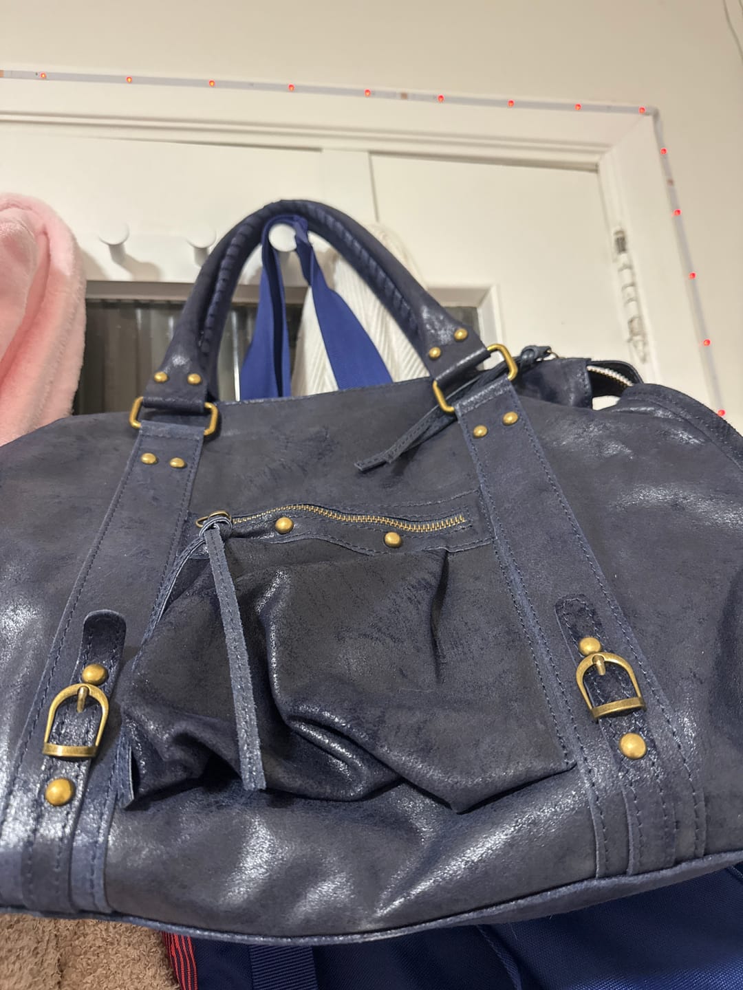 Customer photo review of It girl bag navy