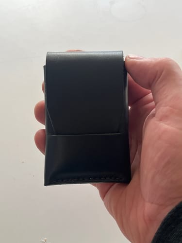 Customer photo review of Slimmad plånbok i äkta läder