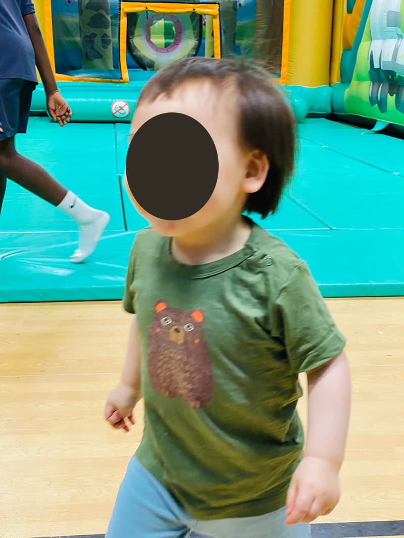 Customer photo review of Green Bear Short Sleeve T Shirt