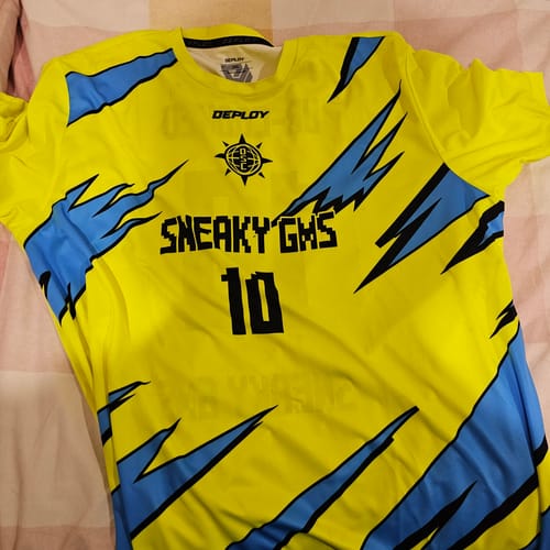 Customer photo review of Flight Jersey Lightning - Neon Yellow
