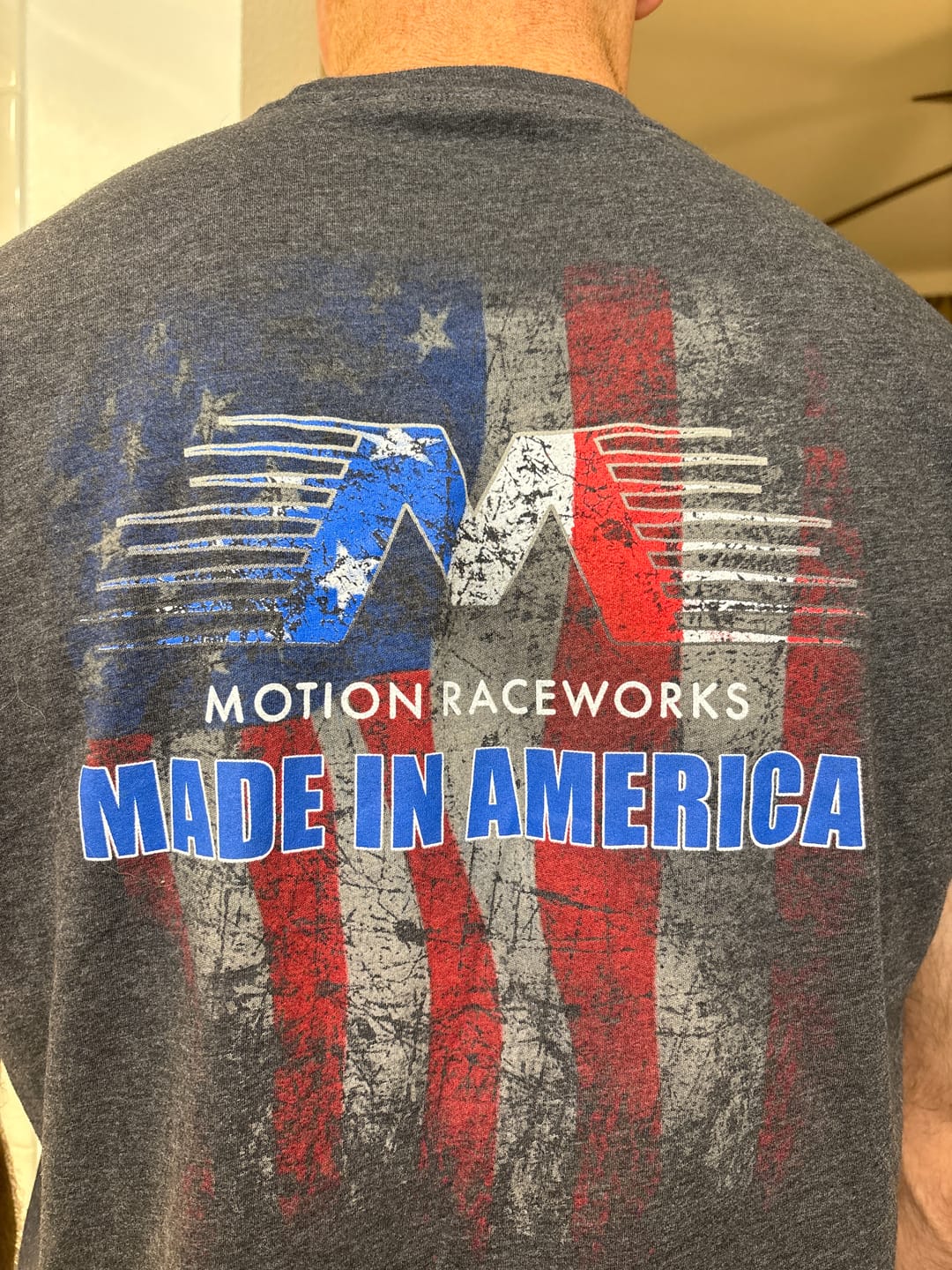 Customer photo review of Motion Raceworks 'Merica Shirt