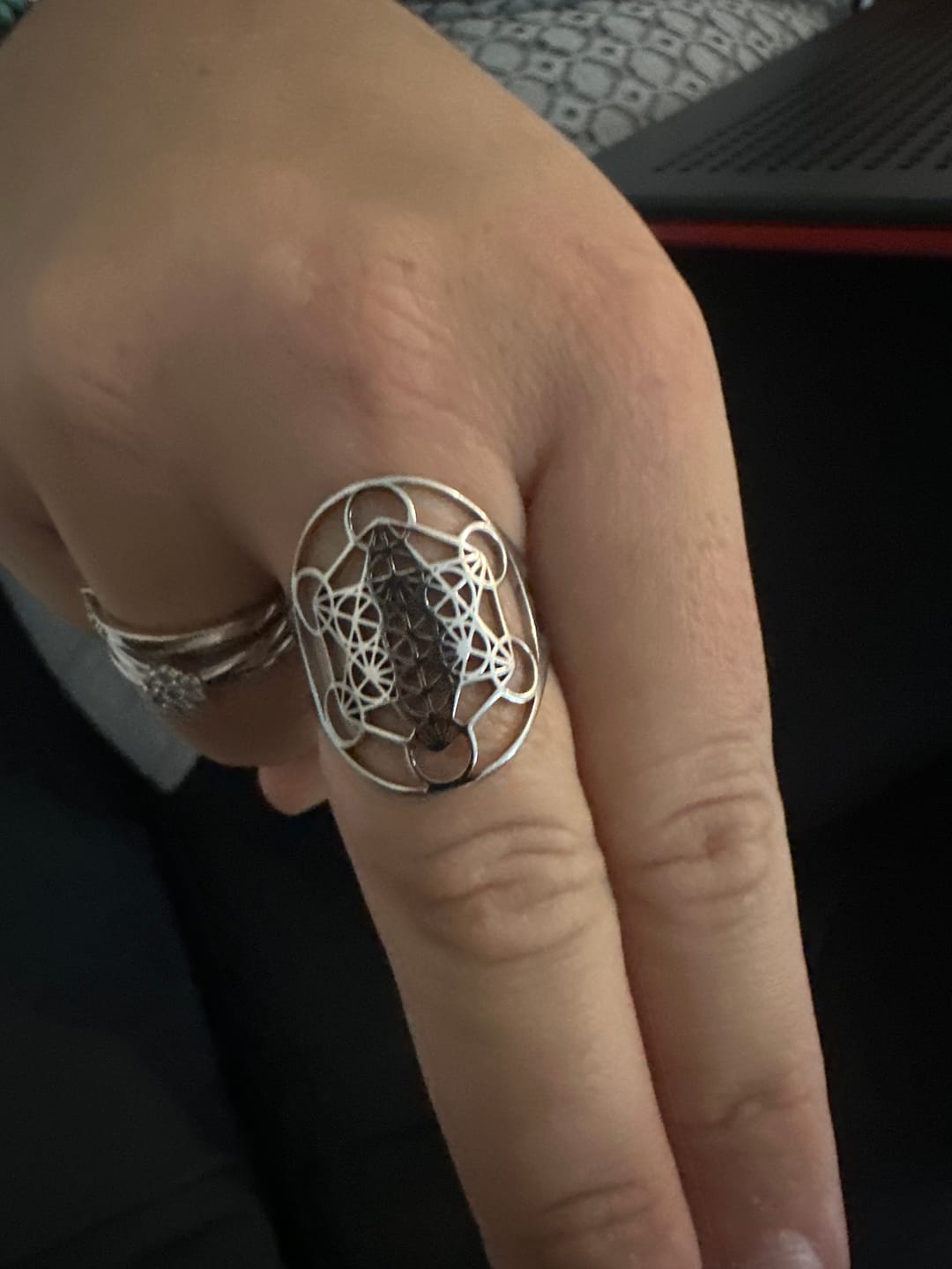 Customer photo review of Bague Ajustable Métatron