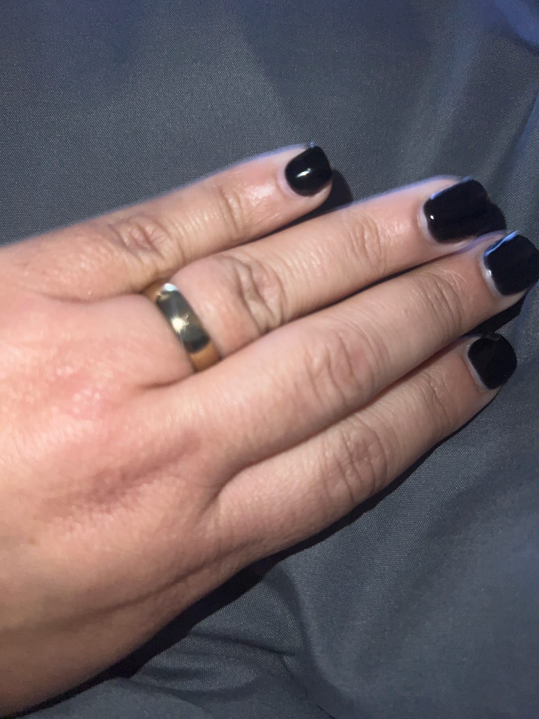 Customer photo review of Simple Band Ring