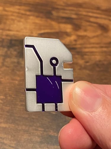 Customer photo review of Cyberlink - Infosec Silver Purple Dice Set