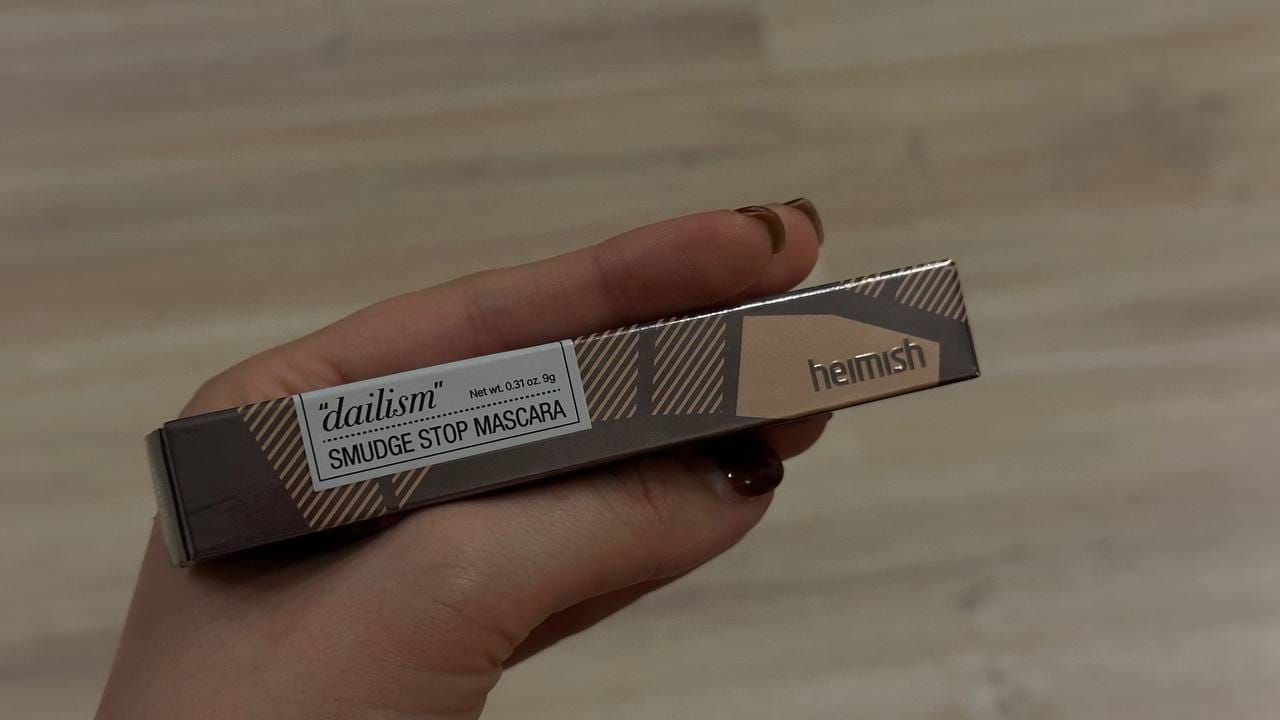 Customer photo review of Pagarinoša skropstu tuša Heimish Dailism Smudge Stop Mascara