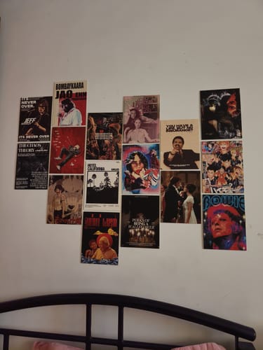 Customer photo review of CUSTOM WALL COLLAGE POSTERS