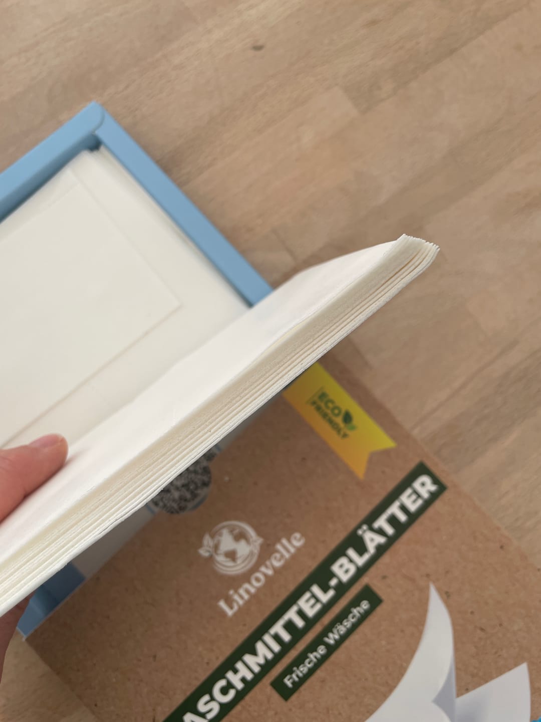 Customer photo review of Waschmittelblätter + 35 Extra GRATIS Wäschen