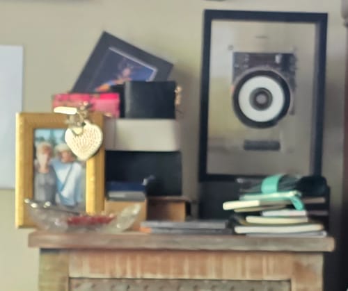 Customer photo review of M1 Music Frame CD Player